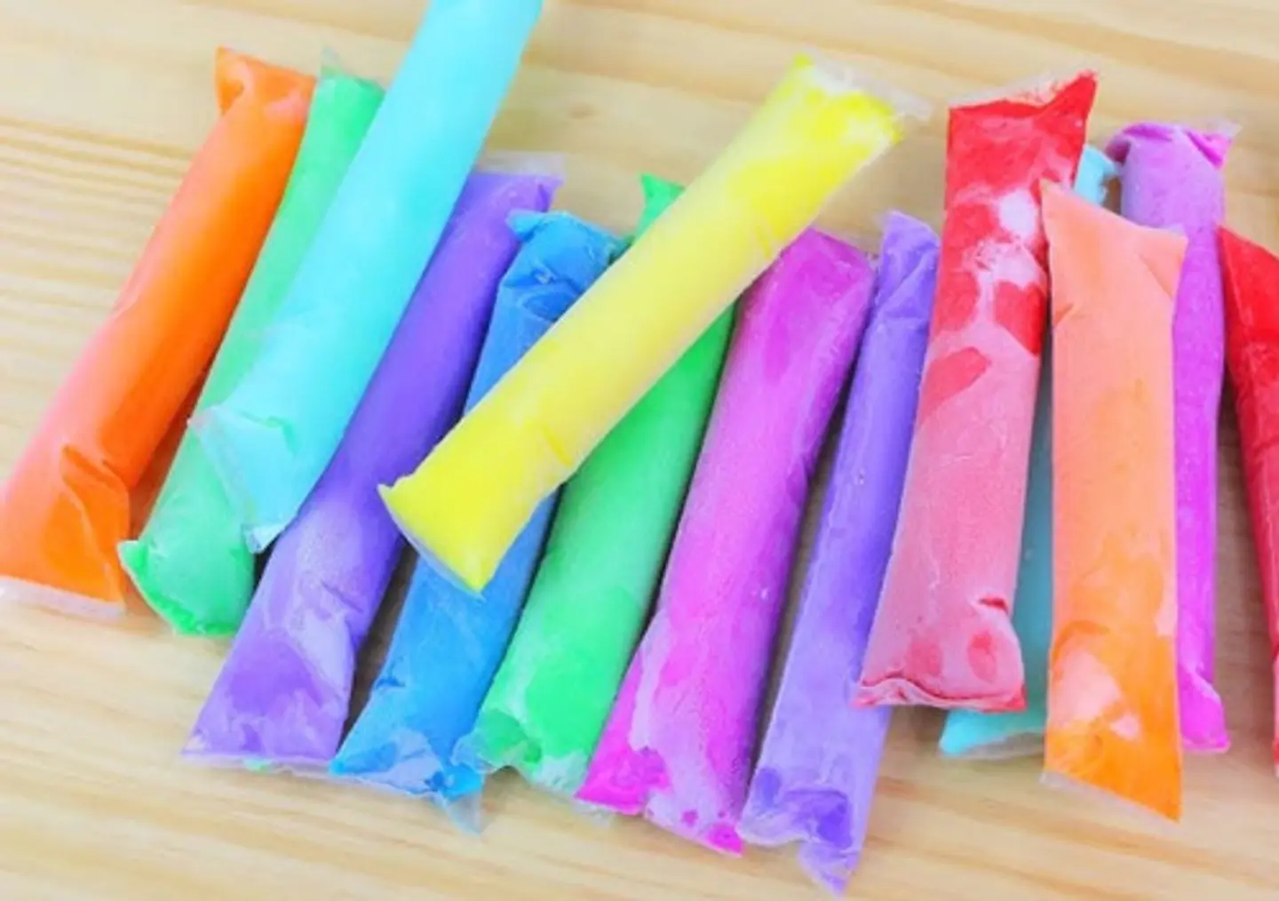 Pack 100 Bolsa Para Cubos Caseros Bolsa De Helados Artesanal 16