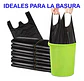 100 Bolsas Plásticas Tipo Camiseta - 32x35 - Todo Uso - Color AZUL - Miniatura 4