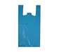 100 Bolsas Plásticas Tipo Camiseta - 35x40 - Todo Uso - Color Azul - Miniatura 6