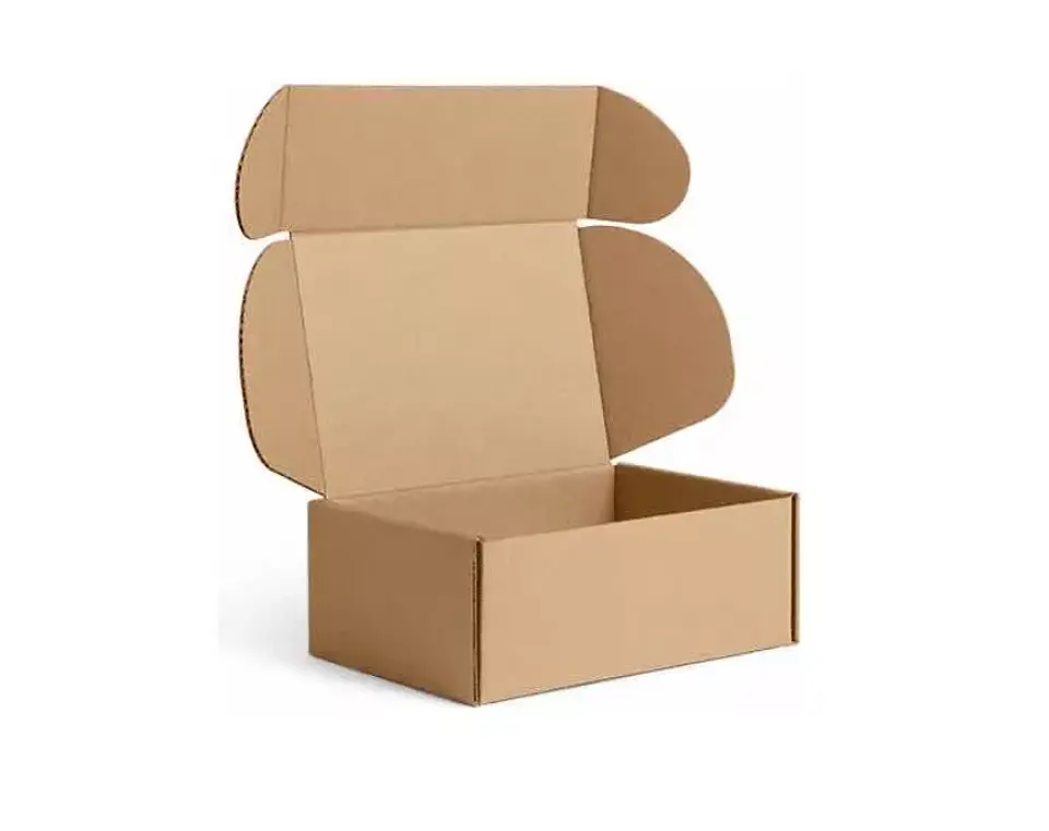 Pack 20u Caja Kraft Auto-armable Rectangular 16x27x7cm 2