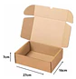 Pack 20u Caja Kraft Auto-armable Rectangular 16x27x7cm - Miniatura 4