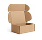 Pack 20u Caja Kraft Auto-armable Rectangular 20x14x6cm - Miniatura 4