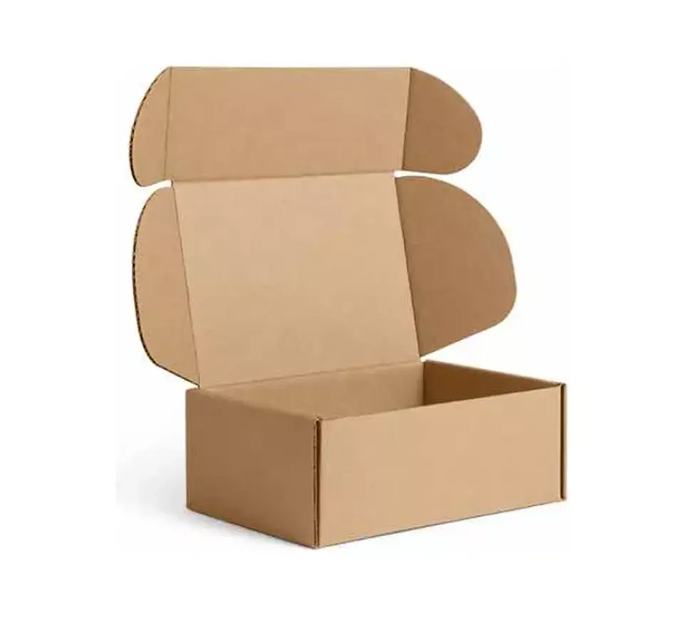 Pack 20u Caja Kraft Auto-armable Rectangular 20x14x6cm 4