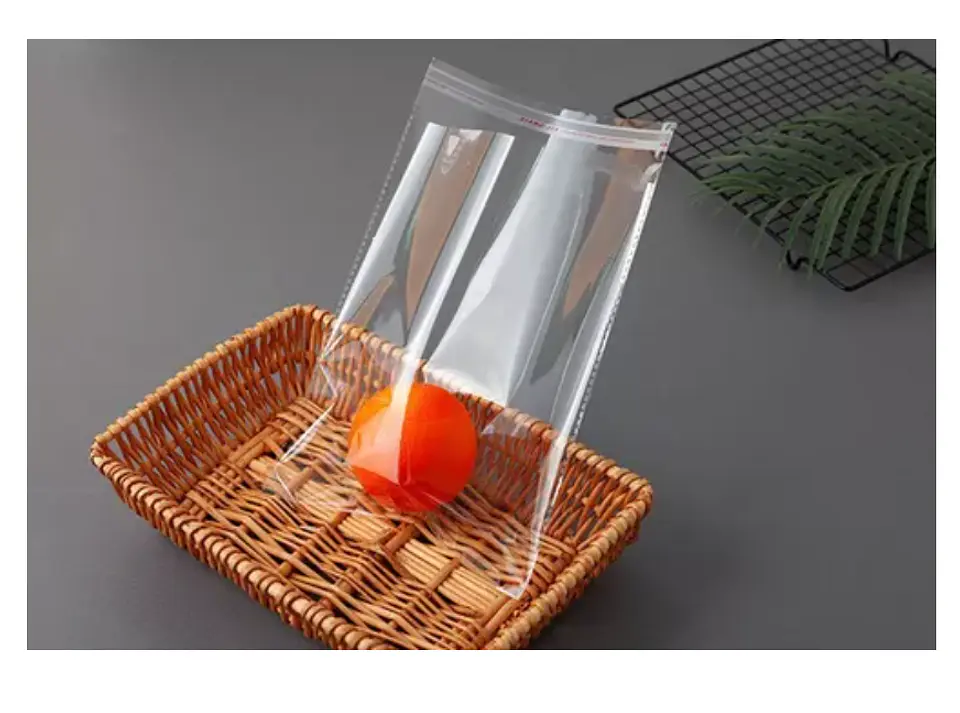 100 Bolsas Plásticas de Celofán con Sello - Transparente 13x15 +3 cm 4