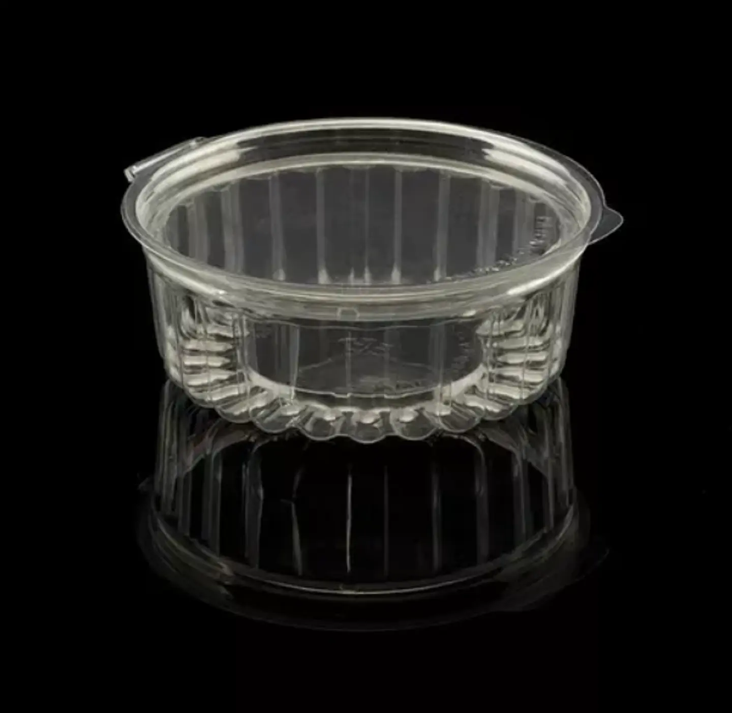 Pote Pet Bisagra Tapa Lisa de 8 oz  - 100 unidades - #048 3