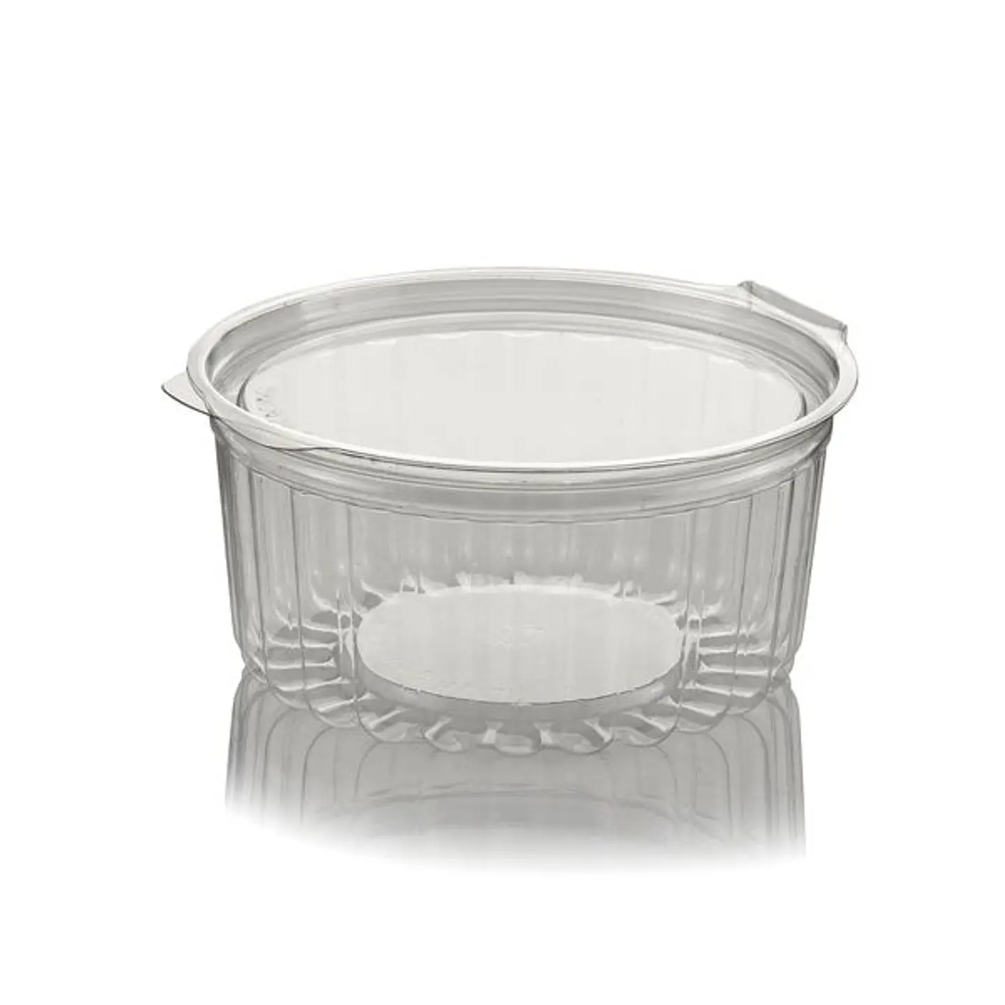 Pote Pet Bisagra Tapa Lisa de 12 oz  - 100 unidades - #049 2