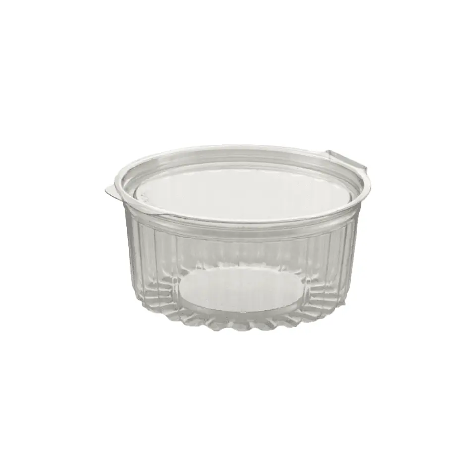 Pote Pet Bisagra Tapa Lisa de 12 oz  - 100 unidades - #049 1