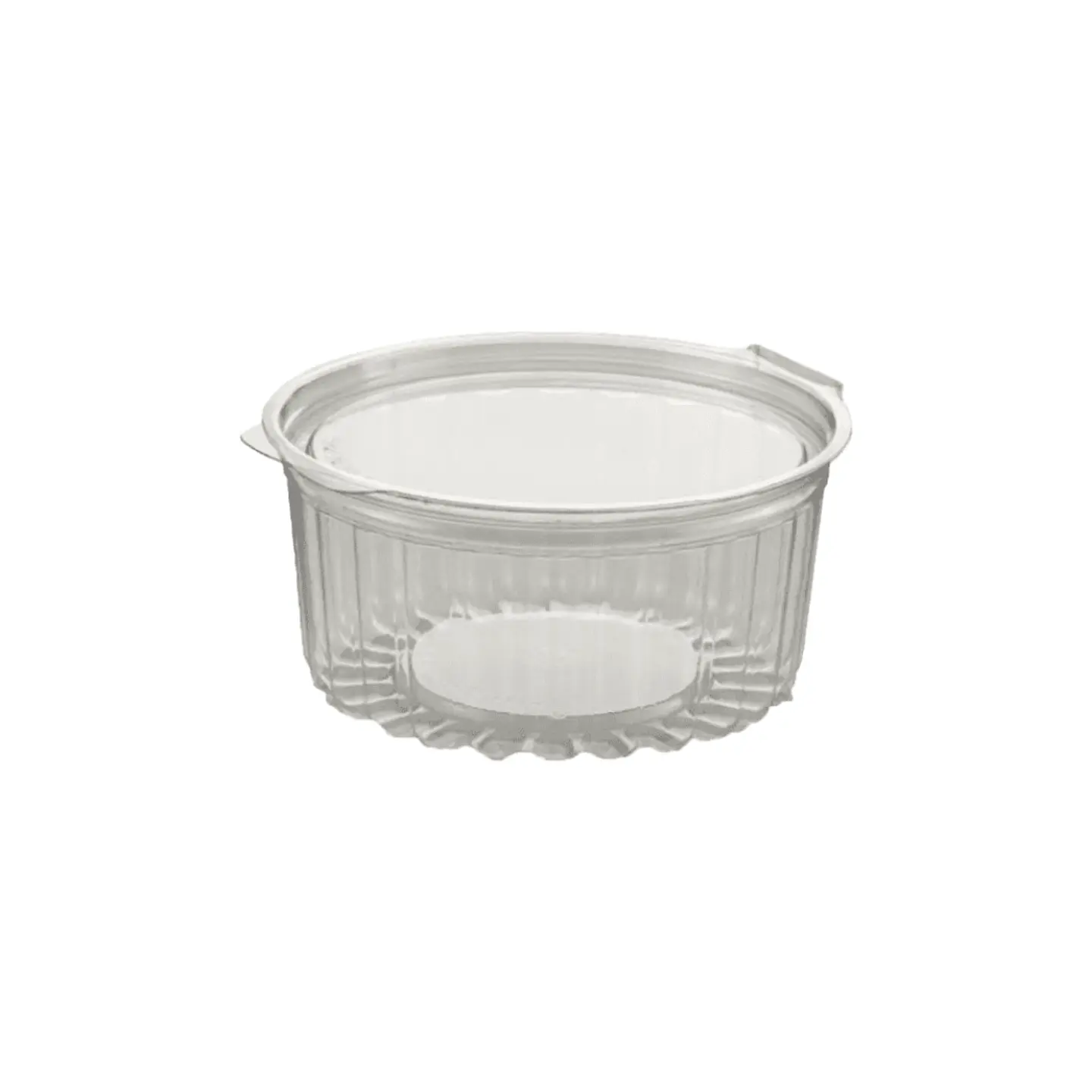 Pote Pet Bisagra Tapa Lisa de 8 oz  - 100 unidades - #048 1