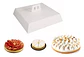 Caja Tartaleta Blanca Mediana 35x35x5 - 10 Unidades - Miniatura 2