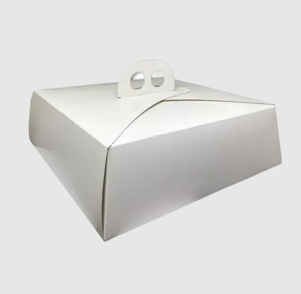 Caja Torta Blanca Grande 39x39x10 - 10 Unidades 2