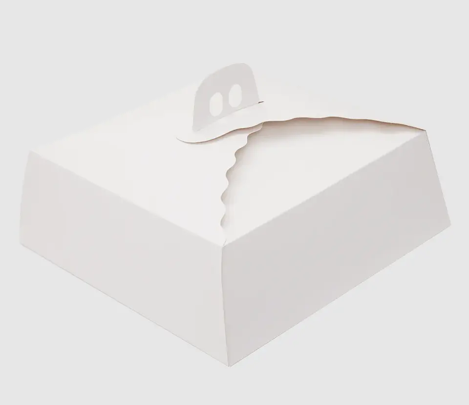 Caja Torta Blanca Grande 39x39x10 - 10 Unidades 3