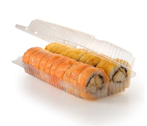 Envase Plástico Sushi #243 - 2 Rolls - 50 Unidades