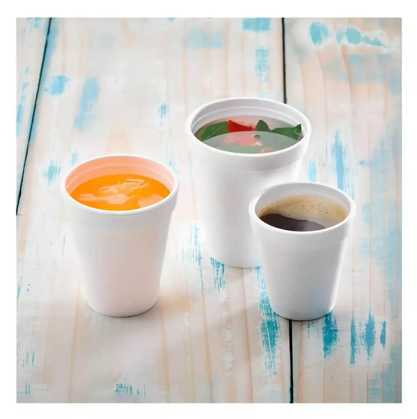 Vaso Térmico de Plumavit - 10 oz - Paquete de 50 Unidades 6