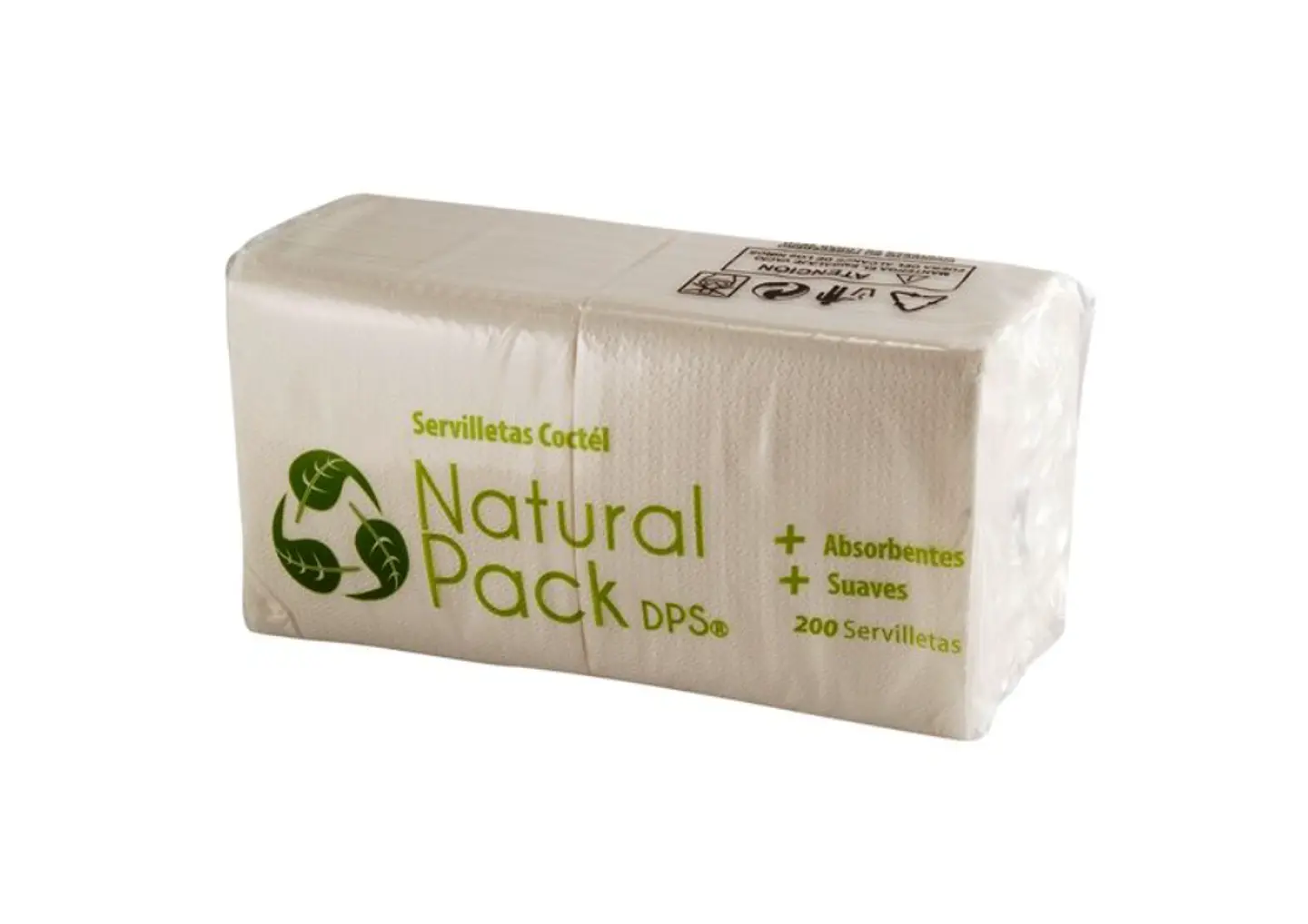 Servilleta Cocktail Natural - Pack de 200 Unidades 3