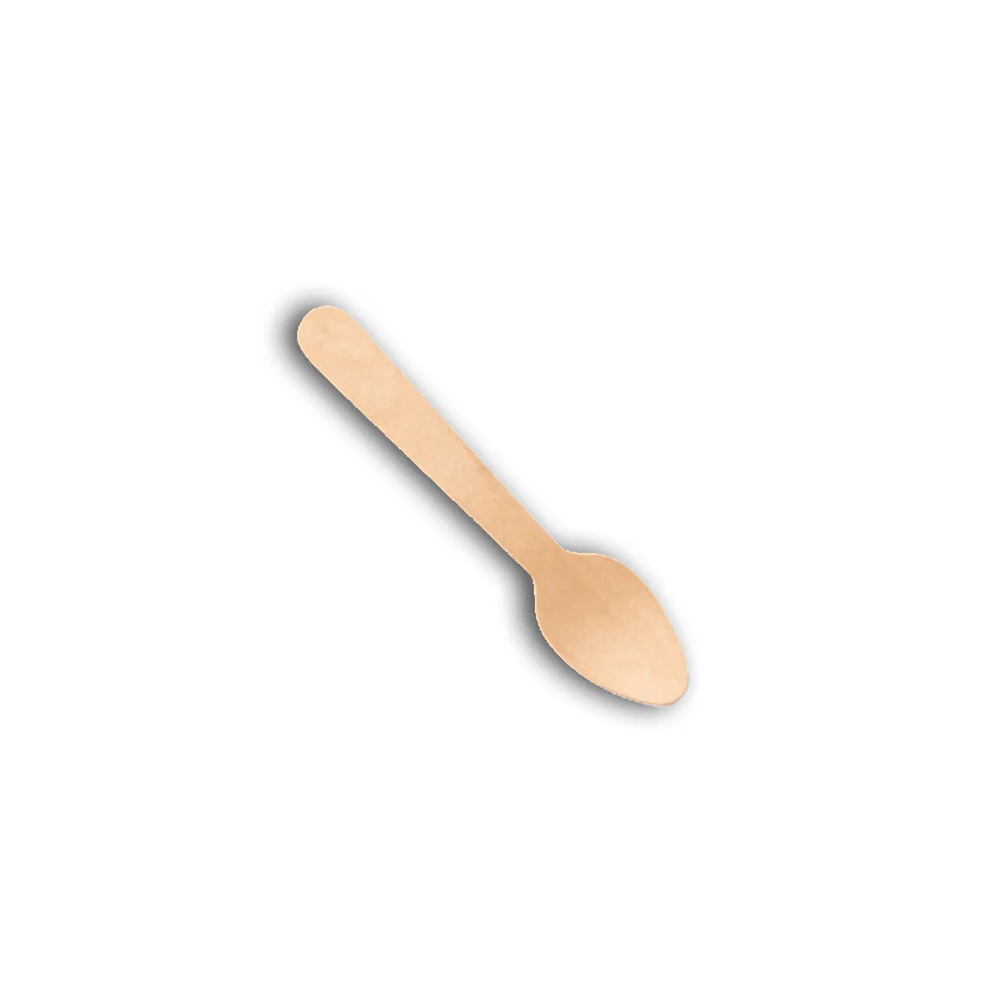Cucharita de Madera 11 cm - Té/Café/Helado - Paquete de 100 Unidades 3
