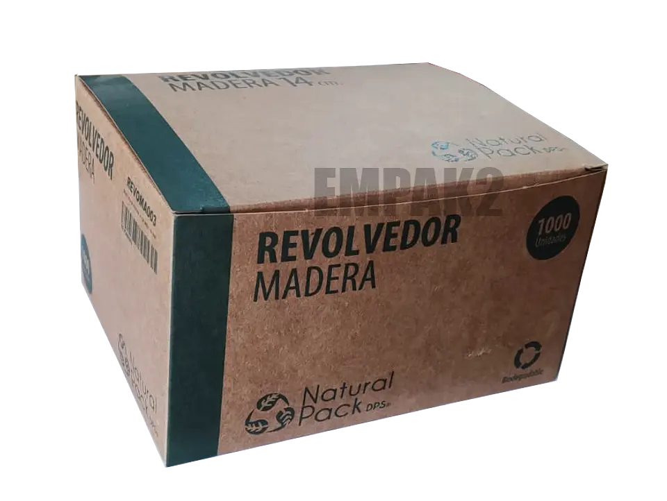Revolvedor de Madera 14 cm - Caja de 1.000 Unidades 3