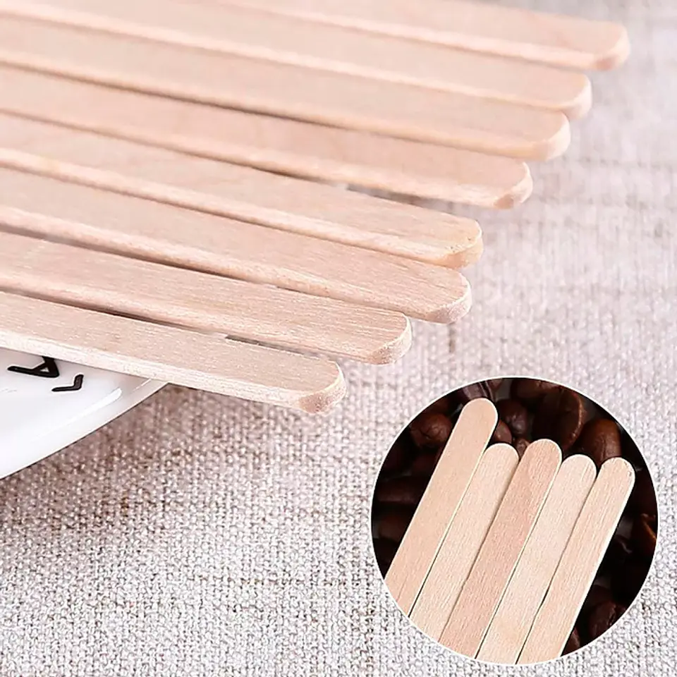 Revolvedor de Madera 18 cm - Paquete de 100 Unidades 6