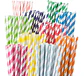 Bombilla de Papel Ecológica en Colores - 21 cm - Paquete de 100 Unidades - Miniatura 1