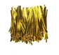 Amarra Metálica 8 cm - Color Dorado - Paquete de 100 Unidades - Miniatura 1