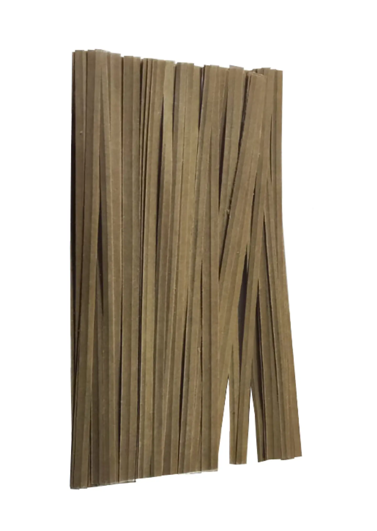 Amarra Metálica 12 cm - Color Kraft - Paquete de 100 Unidades 1