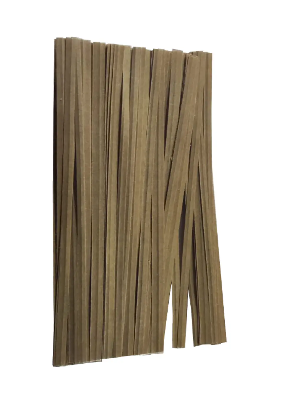 Amarra Metálica 12 cm - Color Kraft - Paquete de 100 Unidades 1