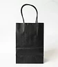 Bolsa Kraft Negra 15x20x8 cm - Paquete de 12 Unidades - Miniatura 4