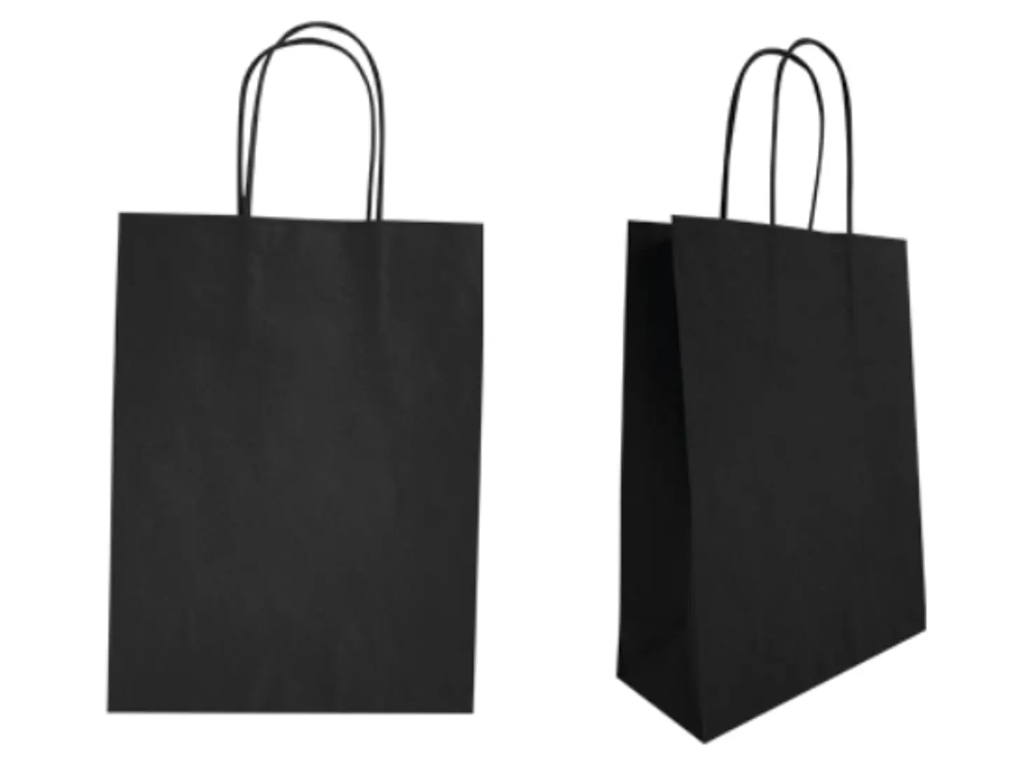 Bolsa Kraft Negra 15x20x8 cm - Paquete de 12 Unidades 3
