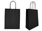 Bolsa Kraft Negra 15x20x8 cm - Paquete de 12 Unidades - Miniatura 3