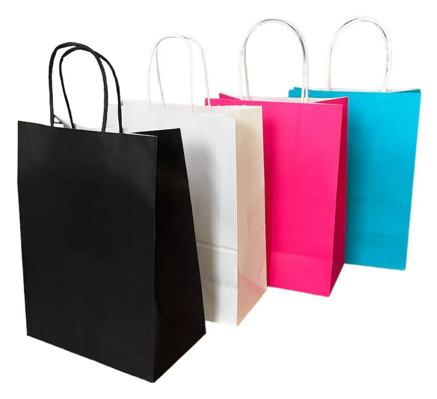 Bolsa Kraft Negra 15x20x8 cm - Paquete de 12 Unidades 6