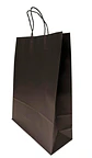Bolsa Kraft Negra 15x20x8 cm - Paquete de 12 Unidades - Miniatura 2