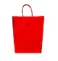 Bolsa Kraft Roja 15x20x8 cm - Paquete de 12 Unidades - Miniatura 3