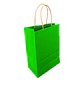 Bolsa Kraft Verde 15x20x8 cm - Paquete de 12 Unidades - Miniatura 1