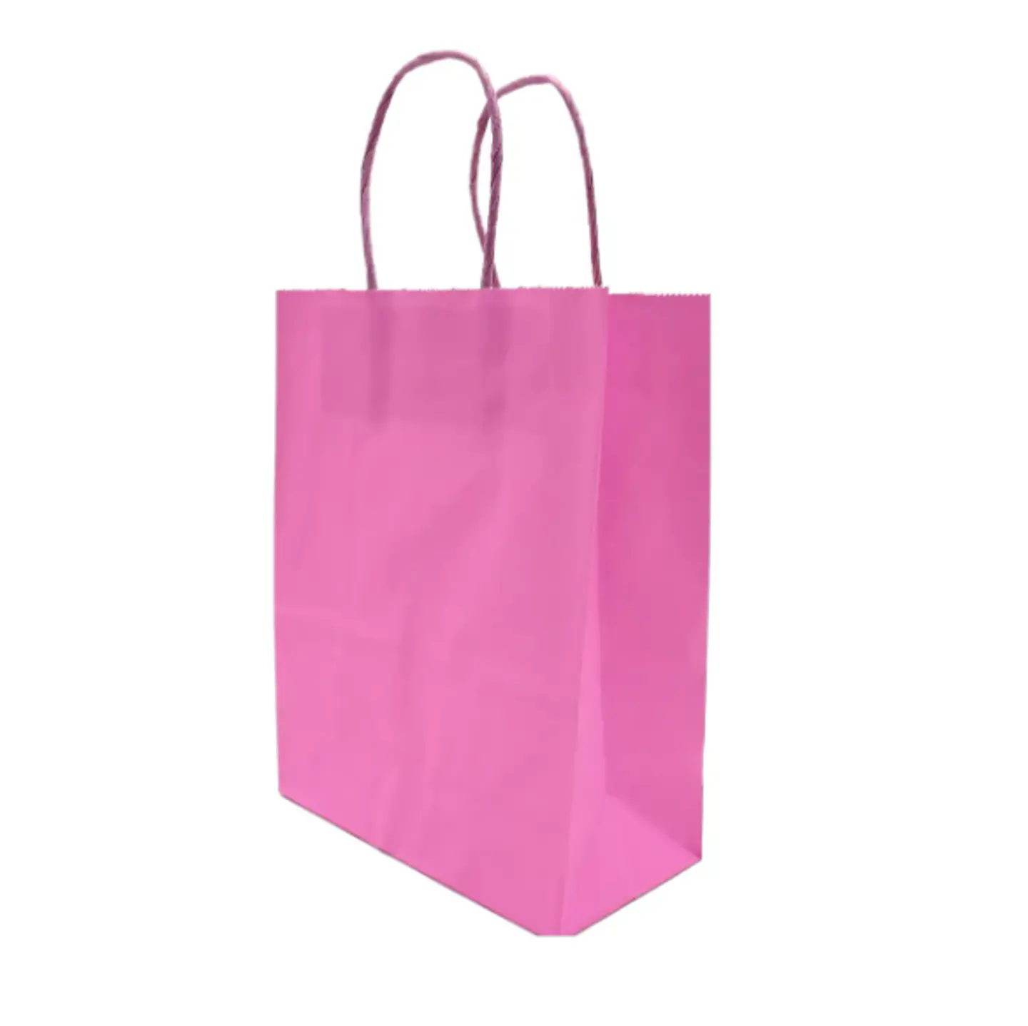 Bolsa Kraft Fucsia 15x20x8 cm - Paquete de 12 Unidades 4