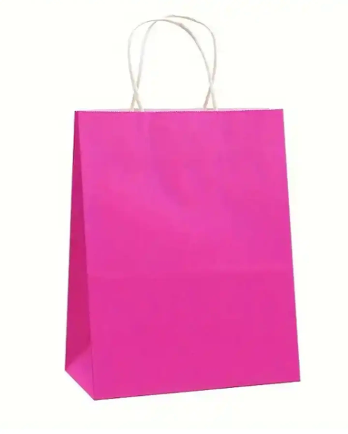 Bolsa Kraft Fucsia 15x20x8 cm - Paquete de 12 Unidades 5