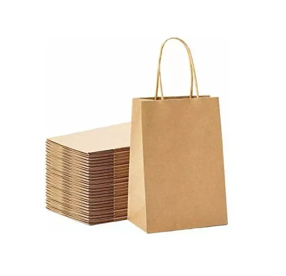 Bolsa Kraft  15x20x8 cm - Paquete de 12 Unidades 3
