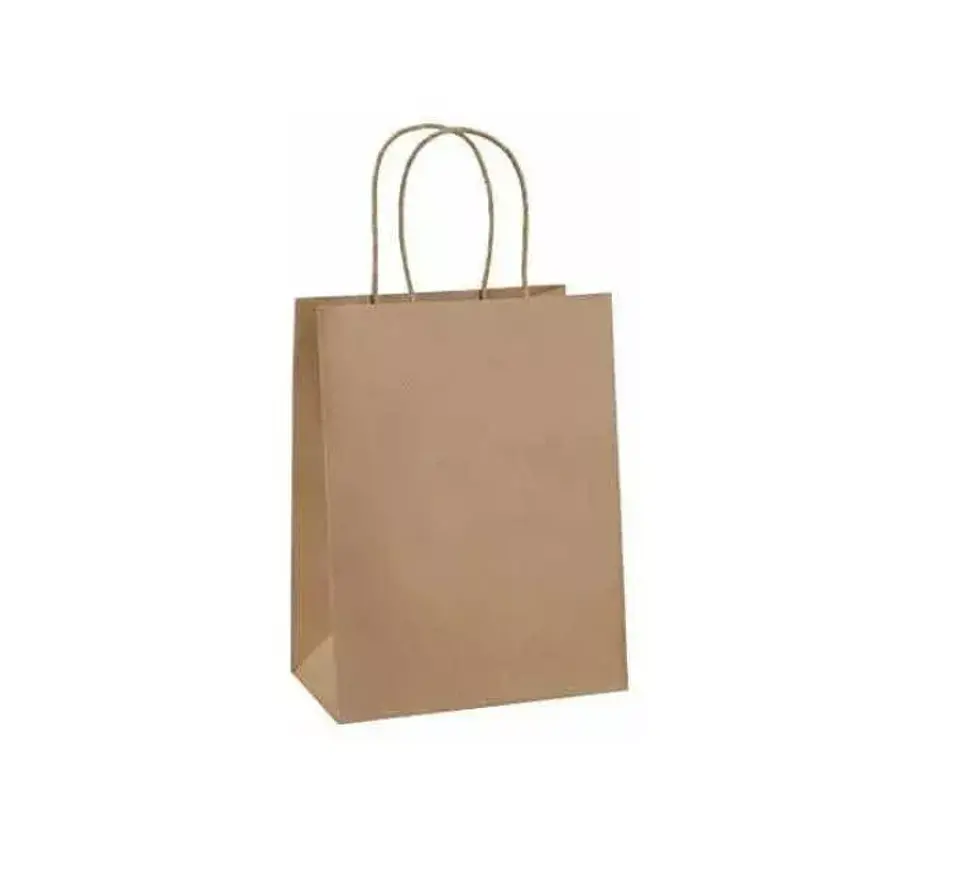 Bolsa Kraft  15x20x8 cm - Paquete de 12 Unidades 4