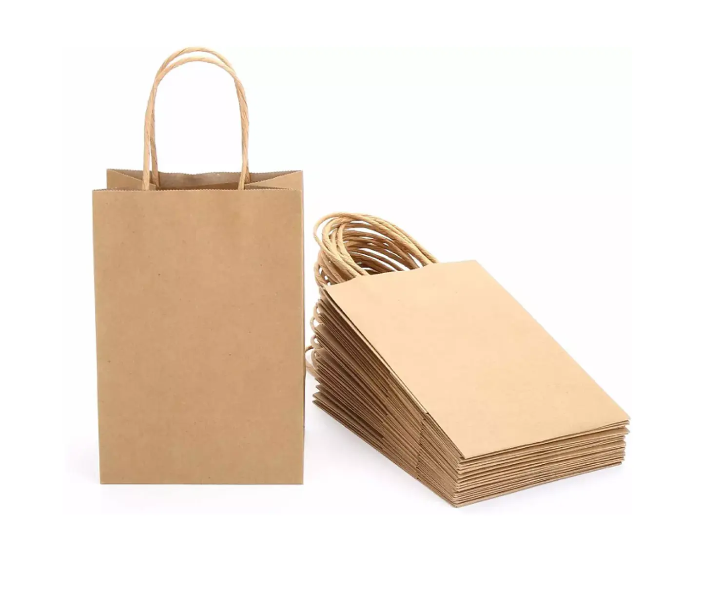 Bolsa Kraft  15x20x8 cm - Paquete de 12 Unidades 2