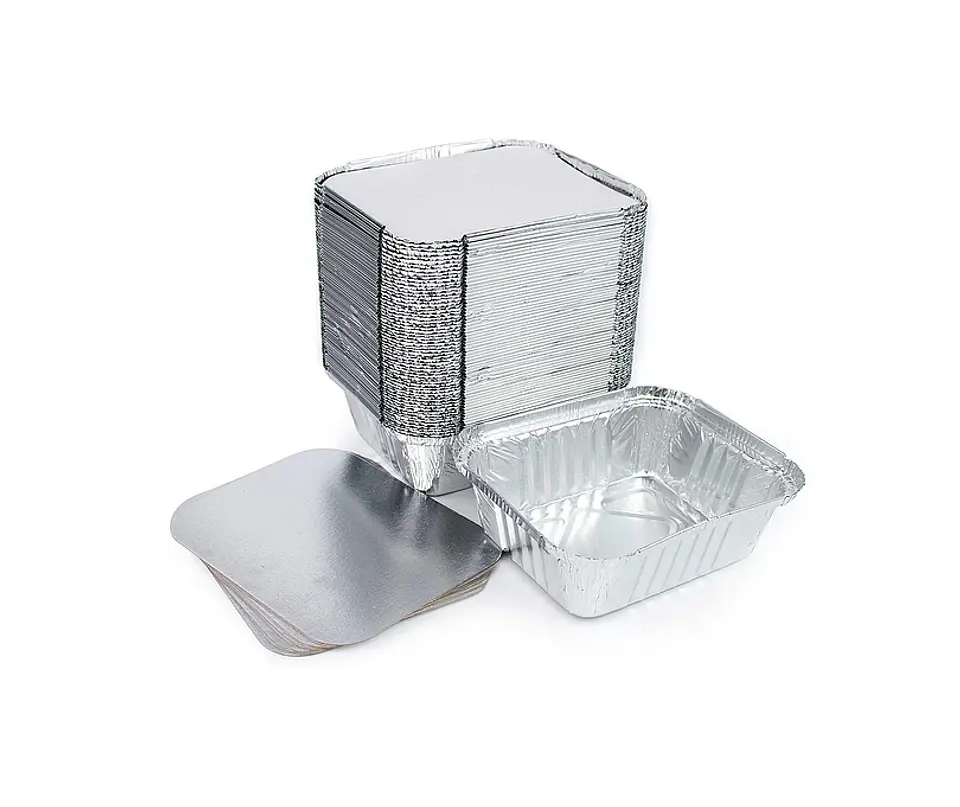 Bandeja de Aluminio con Tapa C-10 - Paquete de 20 Unidades 4