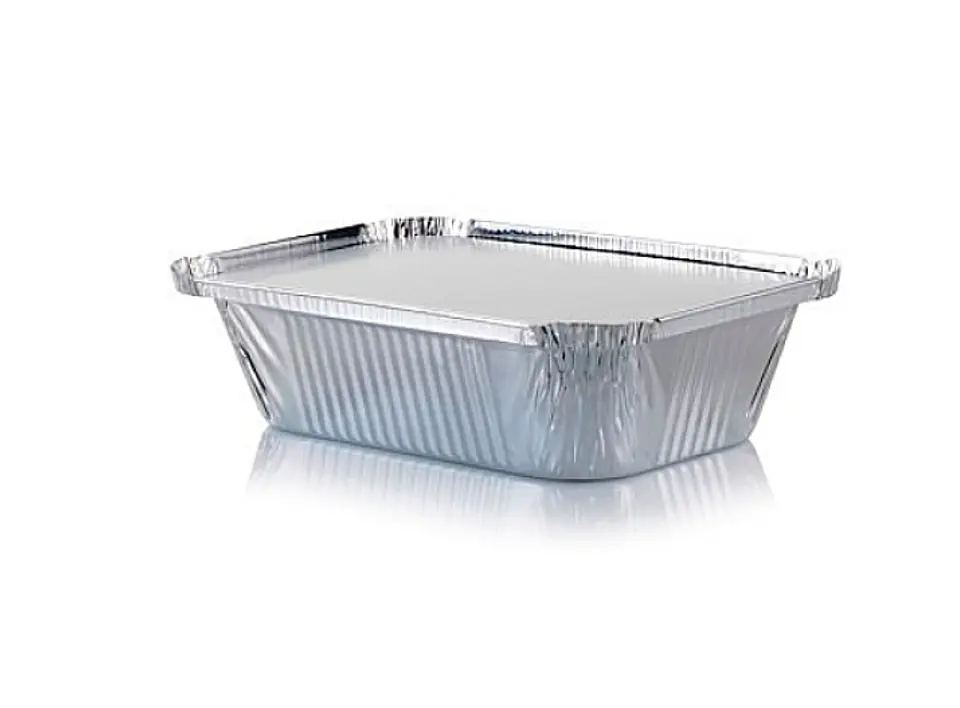 Bandeja de Aluminio con Tapa C-10 - Paquete de 20 Unidades 1