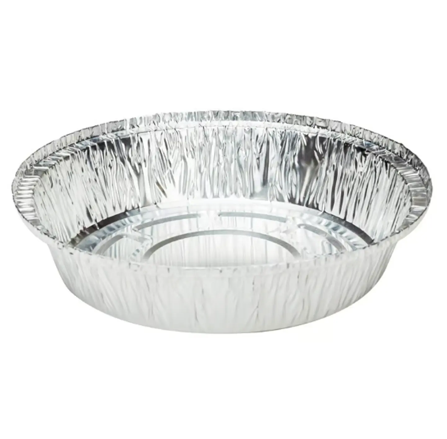 Bandeja Redonda de Aluminio con Tapa 18x4 - 20 Unidades - 035 1