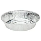 Bandeja Redonda de Aluminio con Tapa  15x4 - 20 Unidades - 034 - Miniatura 1
