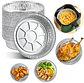 Bandeja Redonda de Aluminio con Tapa  15x4 - 20 Unidades - 034 - Miniatura 2
