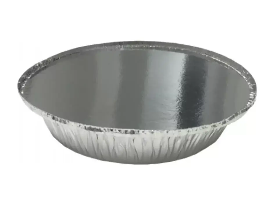 Bandeja Redonda de Aluminio con Tapa  15x4 - 20 Unidades - 034 5