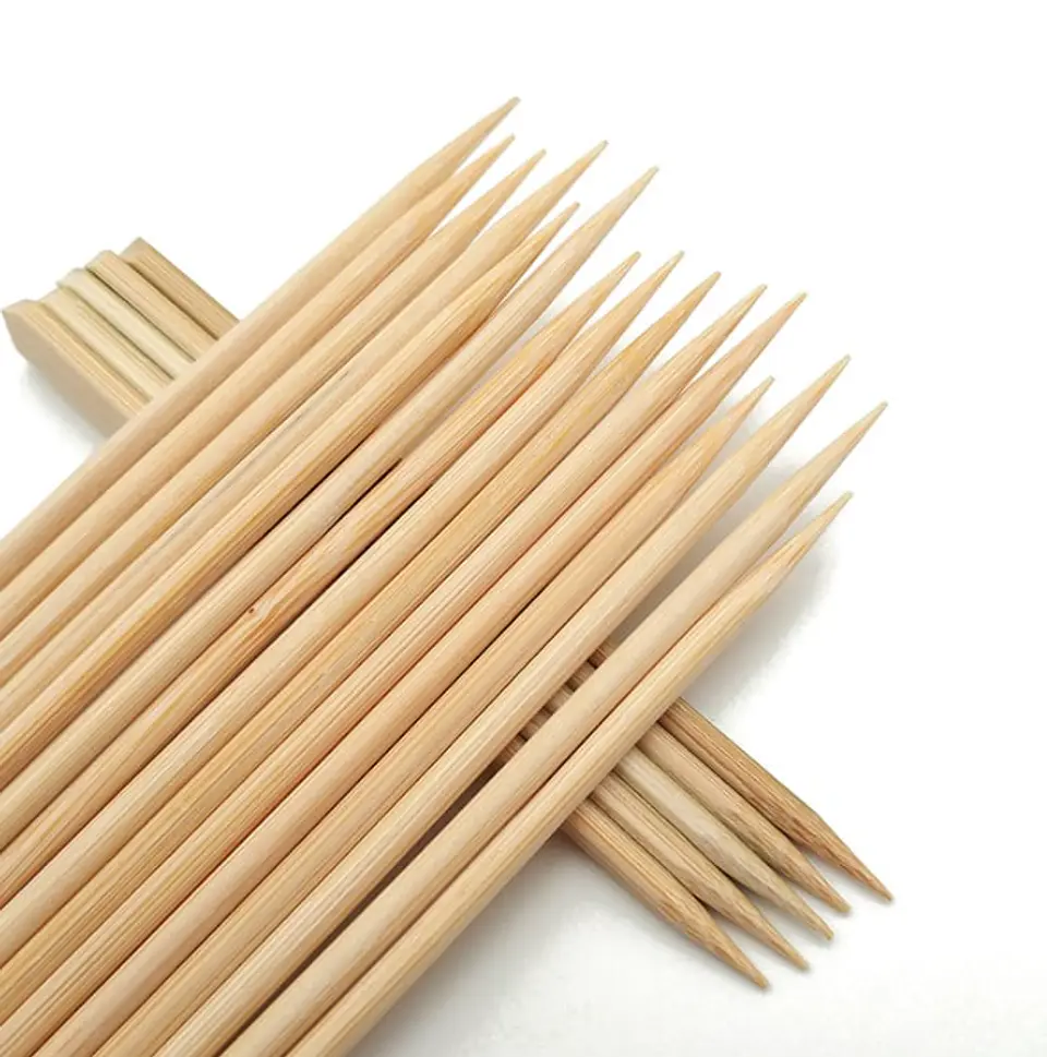 Palitos para Brochetas - 3.5 mm x 24 cm -  100 Unidades - Grande 4