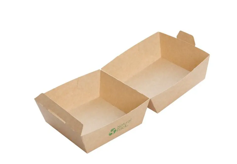 Clamshell para Hamburguesa Kraft - 50 unidades 2