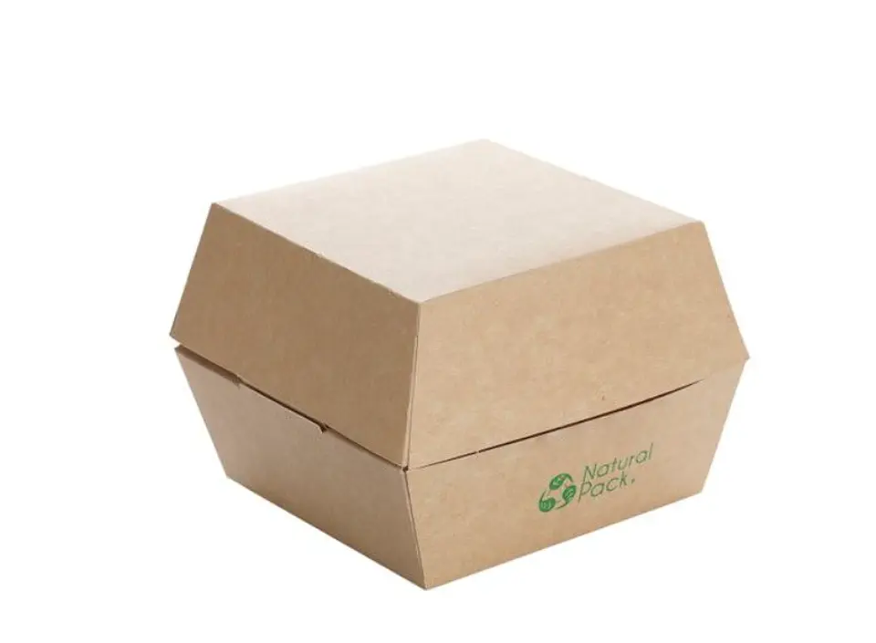Clamshell para Hamburguesa Kraft - 10 unidades 4
