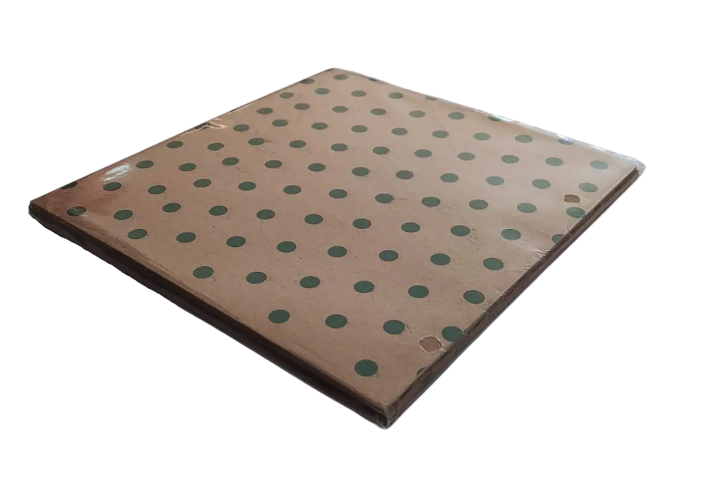 Papel para Alfajor -  14x14 - 100 unidades. - puntos verdes 1