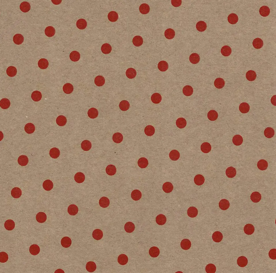 Papel para Alfajor -  14x14 - 100 unidades. - puntos rojos 2