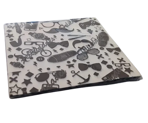Papel para Alfajor -  14x14 - 100 unidades. - felicidades BN