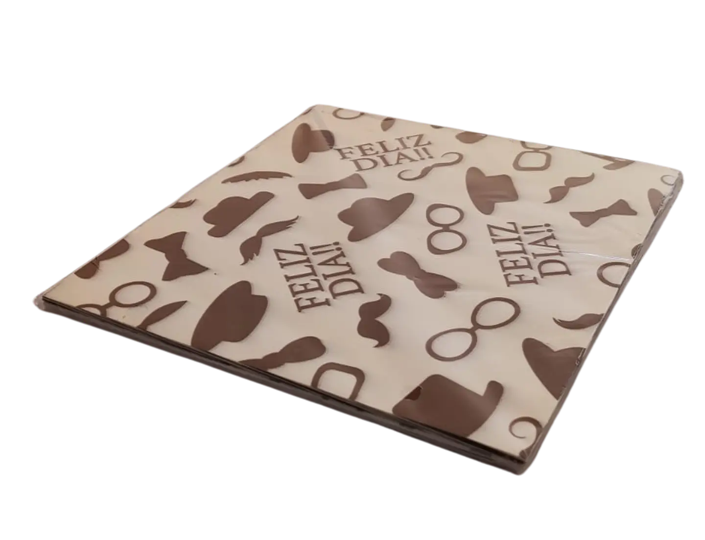 Papel para Alfajor -  14x14 - 100 unidades. - feliz dia 1